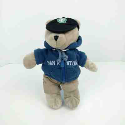 Starbucks Bearista San Antonio Texas Plush Bear Hoodie Alamo City Plush - Sold on eBay Nov, 8th 2019 for $19.99