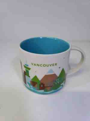 Starbucks Coffee Mug YAH You Are Here Vancouver 2013 14 oz 443 - Sold on eBay Nov, 8th 2019 for $22.50