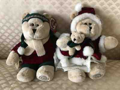 Starbucks Bearista Teddy Bear 2005 Winter Holiday Outfit Boy & girl - Sold on eBay Nov, 8th 2019 for $20.00