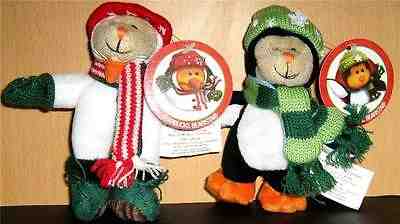 2007 STARBUCKS PENGUIN & SNOWMAN MAGNET BEAR  66TH 67TH retired - Sold on eBay Nov, 8th 2019 for $69.99