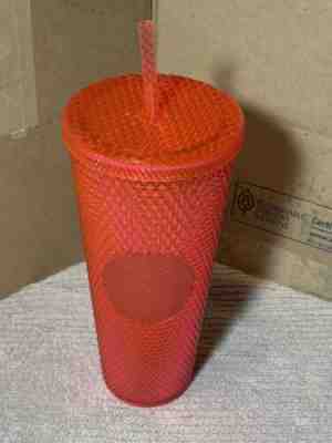 Starbucks 2019 Pink Red Studded Tumbler Christmas Holiday  24oz. NEW - Sold on eBay Nov, 8th 2019 for $39.99
