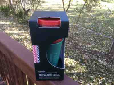 Starbucks 2019 Holiday Christmas Reusable Cold Cups With Straws 24oz 5 pack - Sold on eBay Nov, 8th 2019 for $27.95