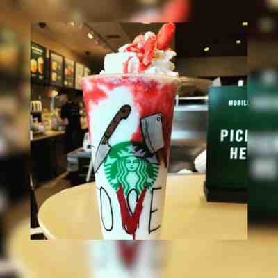 IT Pennywise Collectable Starbucks Tumbler IT Frappuccino IT Movie Halloween 19 - Sold on eBay Nov, 8th 2019 for $17.50