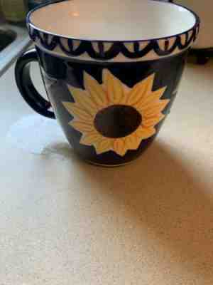 Starbucks 2001 Barista Mug - Large Sunflower - Rare - Sold on eBay Nov, 7th 2019 for $15.00