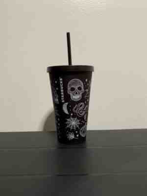 Starbucks Halloween 2019 Skull 16 Oz Tumbler Cup Purple/Black NEW SUPER RARE - Sold on eBay Nov, 7th 2019 for $45.00
