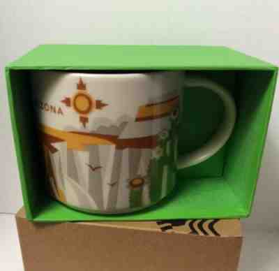  STARBUCKS  ARIZONA, USA  YOU ARE HERE collection YAH 14 Oz Mug. Rare NIB - Sold on eBay Nov, 7th 2019 for $24.95
