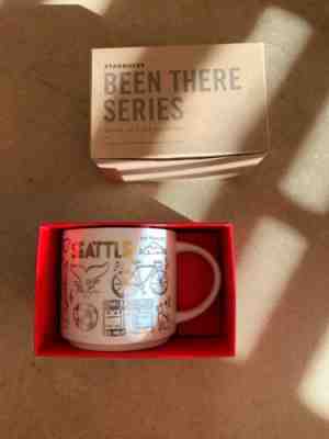 2018 Christmas Holiday Starbucks Been There Series Mug Seattle Xmas 14oz. - Sold on eBay Nov, 7th 2019 for $27.00