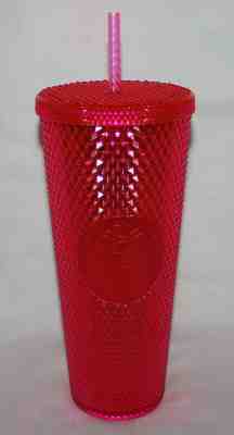 NEW Starbucks Venti Platinum Pink Stud Tumbler Cup 2019 Holiday Christmas  - Sold on eBay Nov, 7th 2019 for $37.98