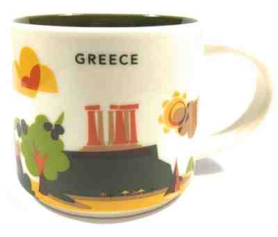 NEW You Are Here Starbucks Coffee Greece Ornament YAH City Mug Espresso RARE  - Sold on eBay Nov, 7th 2019 for $34.00