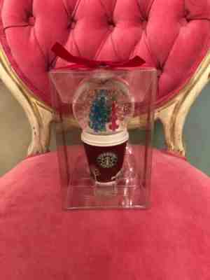 STARBUCKS Christmas ORNAMENT - SNOW GLOBE - 2007 Mint In Box! - Sold on eBay Nov, 7th 2019 for $19.99