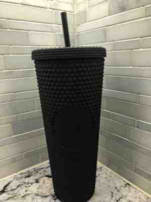 Starbucks Black Matte Studded Diamond 24 Reusable Cold Cup Tumbler - Sold on eBay Nov, 7th 2019 for $70.00