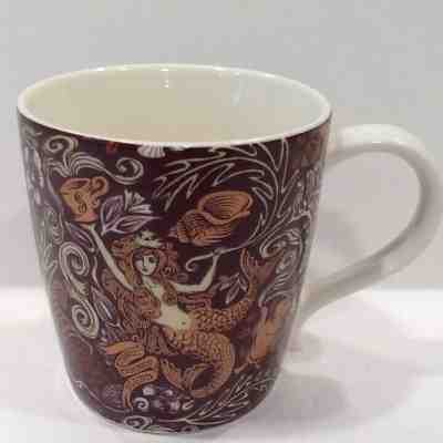 Starbucks Split Tail Mermaid Siren 2008 Anniversary Blend 12 oz Cup Mug - Sold on eBay Nov, 7th 2019 for $19.99