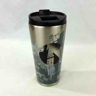 Starbucks 2014 Stainless Steel 16oz. Travel Tumbler Dot Collection Urban Street - Sold on eBay Nov, 7th 2019 for $19.95