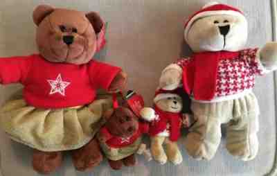 STARBUCKS Bearista Holiday 2018 Girl Boy Plush Bears and Ornaments NEW Christmas - Sold on eBay Nov, 7th 2019 for $45.95