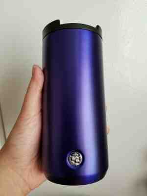 Starbucks Iridescent Purple, Blue Stainless Steel Tumbler 12 Oz  - Sold on eBay Nov, 7th 2019 for $29.99