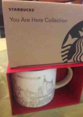 NIB With SKU STARBUCKS  STOCKHOLM Christmas 2017 You Are Here (YAH)14 Oz. Mug.  - Sold on eBay Nov, 7th 2019 for $72.00