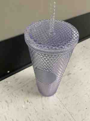 NEW Winter Holiday Starbucks 2019 Venti Bling Platinum Studded Cold Cup Tumbler - Sold on eBay Nov, 7th 2019 for $17.50