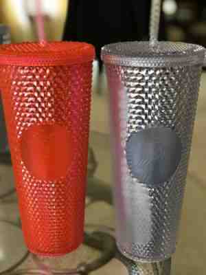 *BOTH Included* Starbucks Iridescent Tumbler Studded Tumbler Platinum/Pink Pack - Sold on eBay Nov, 7th 2019 for $60.00