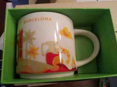 STARBUCKS ~ Barcelona ~ "You Are Here" Icon Mug (NEW) ~14 Oz  NWT Spain  - Sold on eBay Nov, 7th 2019 for $27.99