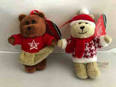 2018 Starbucks Bearista Limited Edition Christmas Ornaments 1 Boy 1 Girl Bear - Sold on eBay Nov, 7th 2019 for $19.99