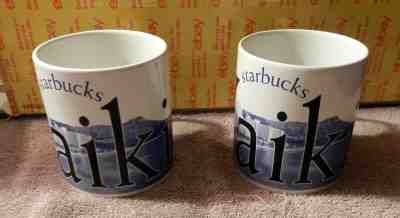 Starbucks WAIKIKI Hawaii City Mug 20oz Collector Series 2005 Thailand GET 2 MUGS - Sold on eBay Nov, 7th 2019 for $40.50
