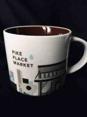 Starbucks Pike Place Market You Are Here Coffee Mug Cup 14 Oz Collection - Sold on eBay Nov, 7th 2019 for $18.69