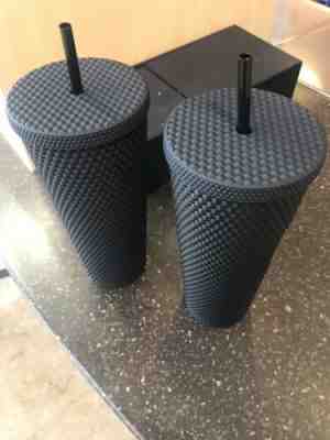 Starbucks Matte Black Studded Tumbler Cup Limited Edition Fall 2019  - Sold on eBay Nov, 7th 2019 for $45.48