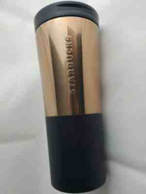 Starbucks Copper Rose Gold Stainless Tumbler Black Matte 16oz RARE!  - Sold on eBay Nov, 7th 2019 for $24.95