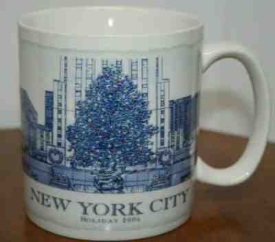 Starbucks New York City Holiday Mug 2006 Christmas Cup Rockefeller Center- RARE - Sold on eBay Nov, 7th 2019 for $49.29