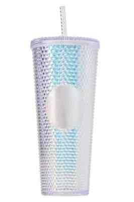 Starbucks Studded Platnium Bling Tumbler 24oz **NEW IN HAND, NEXT DAY SHIPPING** - Sold on eBay Nov, 6th 2019 for $35.00