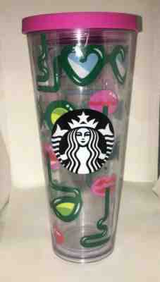 Starbucks 24 oz. Reflective Sunglasses Print Cold Cup Tumbler NO STRAW - Sold on eBay Nov, 6th 2019 for $23.99