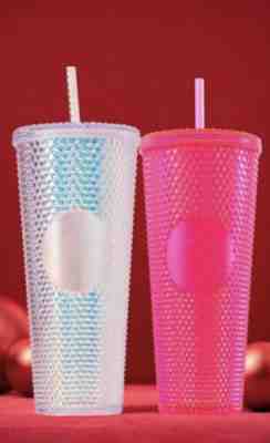 STARBUCKS FALL 2019 NEW NEON Hot Pink Tumbler - Sold on eBay Nov, 6th 2019 for $44.00