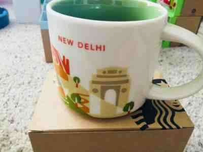 Starbucks New Delhi you Are Here Coffee Mug Cup 14 Oz Collection 2017