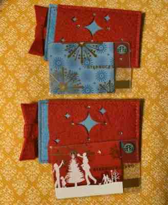 Starbucks Cards Japan Christmas 2006 Tree Lighting & Shimmering Snowflakes HTF - Sold on eBay Nov, 6th 2019 for $72.00