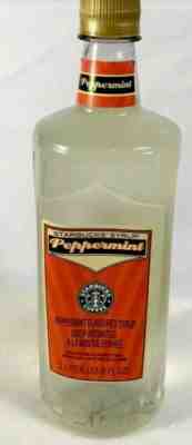  Starbucks Peppermint Flavored Syrup 1 Liter 33.8 fl oz Bottle - Sold on eBay Nov, 6th 2019 for $21.99