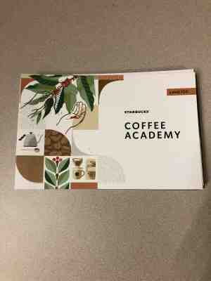 Starbucks Academy (New Coffee Master Program) Books - Not At Stores Yet! - Sold on eBay Nov, 6th 2019 for $44.99