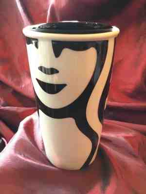 Starbucks Black & White Tumbler Travel Mug Siren Mermaid LIMITED - NEW w BOX - Sold on eBay Nov, 6th 2019 for $35.00