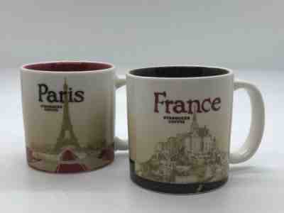 Starbucks Espresso Mugs Paris France Collector Series 2010 - Sold on eBay Nov, 6th 2019 for $26.50