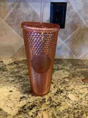 starbucks 24 oz tumbler Rise Colored Bling  - Sold on eBay Nov, 6th 2019 for $20.00