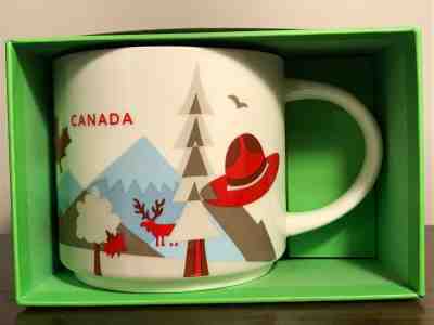 Starbucks "You Are Here" Coffee Mug 14oz- Canada - Sold on eBay Nov, 6th 2019 for $21.99
