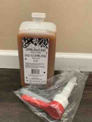 New Starbucks Caramel Brulée Sauce Syrup w/ PUMP! SHIPPED FAST! (1.86L / 63OZ) - Sold on eBay Nov, 6th 2019 for $70.00
