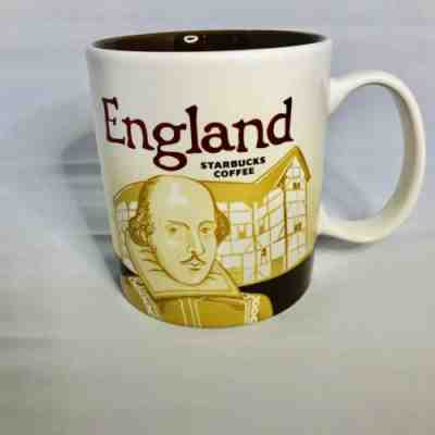 Starbucks 16oz Coffee Mug Cup Collector England Global Icon Collector Series - Sold on eBay Nov, 6th 2019 for $19.99