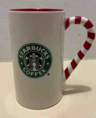 Starbucks 2009 Christmas Holiday Hand Painted Candy Cane Coffee Tea Mug Cup - Sold on eBay Nov, 6th 2019 for $17.99