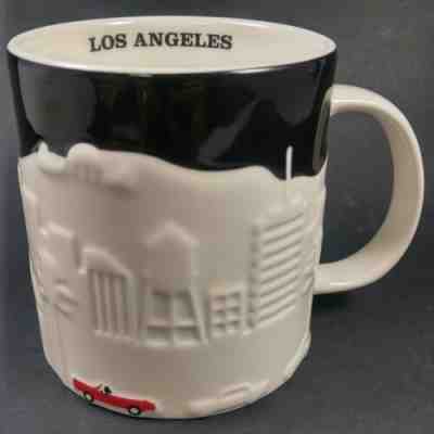 Starbucks Los Angeles Mug 2012 Limited Edition Collector Series Skyline Relief  - Sold on eBay Nov, 6th 2019 for $27.42