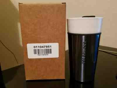 Starbucks 2015 Stainless Steel Ceramic 12 oz. Mug Tumbler Dark Blue  New In Box - Sold on eBay Nov, 6th 2019 for $23.80