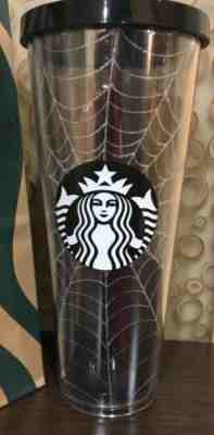 Starbucks Halloween 2019 Limited Edition 24 Oz Venti Tumbler Glitter Spiderweb - Sold on eBay Nov, 6th 2019 for $39.95