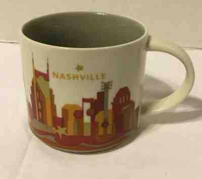 Starbucks NASHVILLE YOU ARE HERE COLLECTION 14 Oz Mug - Sold on eBay Nov, 6th 2019 for $15.99