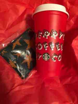 Starbucks Holiday Red Cup 2019 W/ Rewards Member Exclusive Sleeve - Sold on eBay Nov, 6th 2019 for $16.00