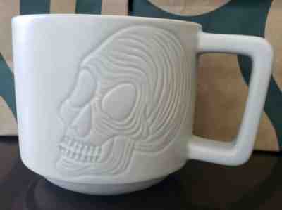 Halloween 2019 12oz Starbucks White Skull Coffee Mug  REDUCED PRICE!!! - Sold on eBay Nov, 6th 2019 for $19.90