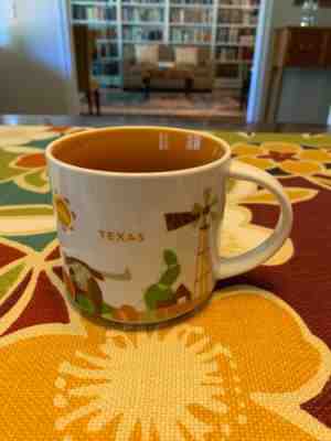 Texas YOU ARE HERE Collectible Starbucks Mug - New!